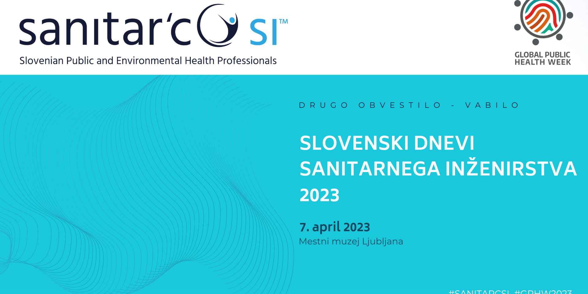 DRUGO OBVESTILO-VABILO_SLOVENSKI DNEVI SNAITARNEGA INŽENIRTSVA 2023