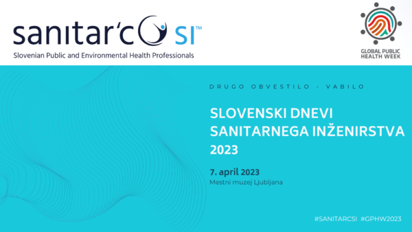 DRUGO OBVESTILO-VABILO_SLOVENSKI DNEVI SNAITARNEGA INŽENIRTSVA 2023